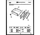 Tappan 31-6759-00-01 drawer parts diagram
