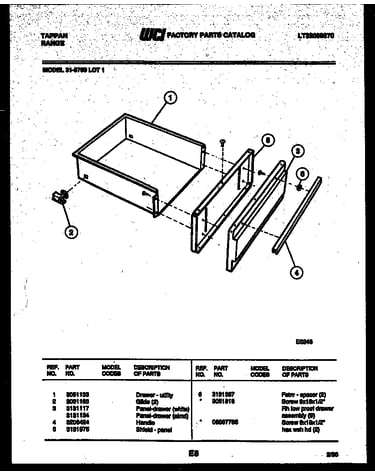 Drawer parts