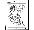 Tappan 95-1997-57-03 shelves and supports diagram