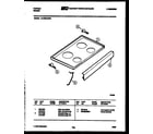 Tappan 31-2769-23-01 cooktop parts diagram