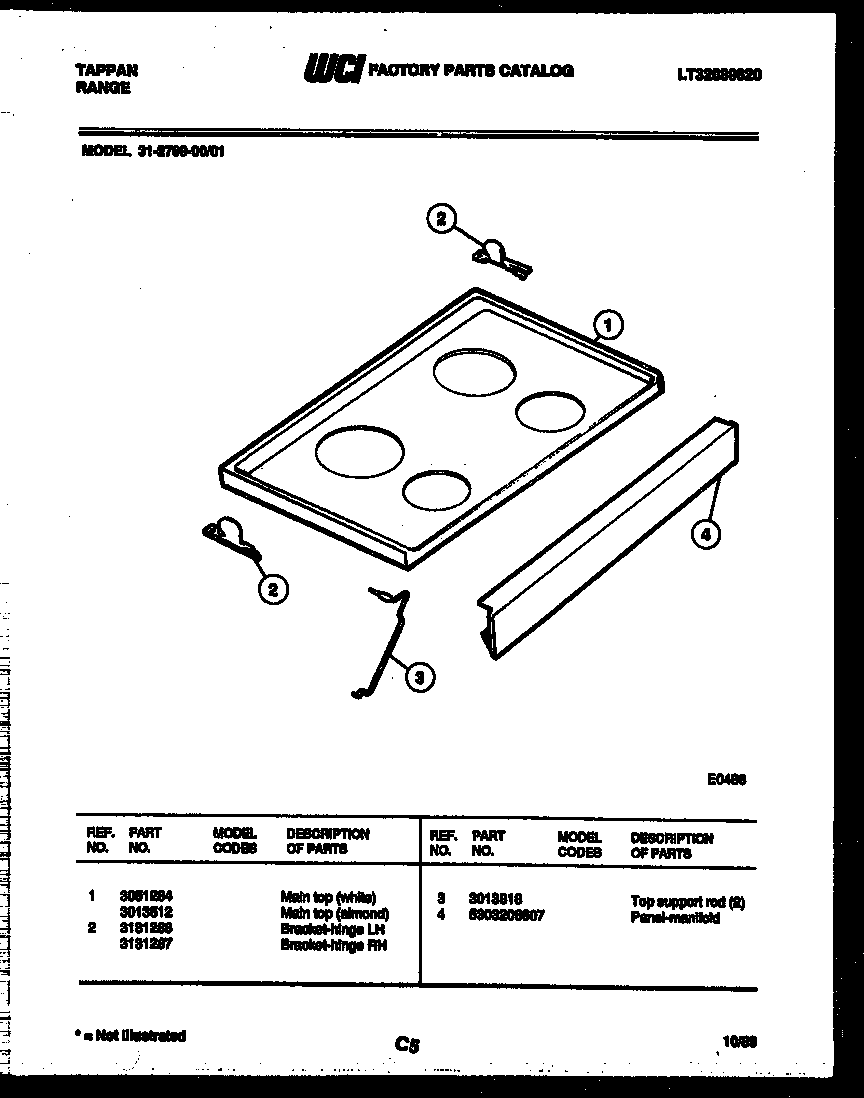 Cooktop parts