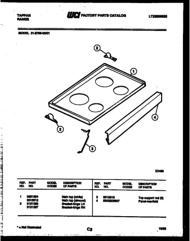 Cooktop parts