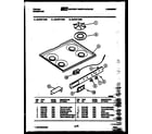 Tappan 32-2757-00-03 cooktop parts diagram