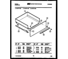 Tappan 32-2757-00-03 drawer parts diagram
