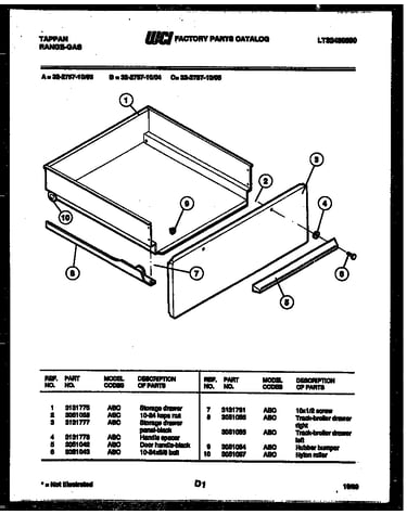 Drawer parts