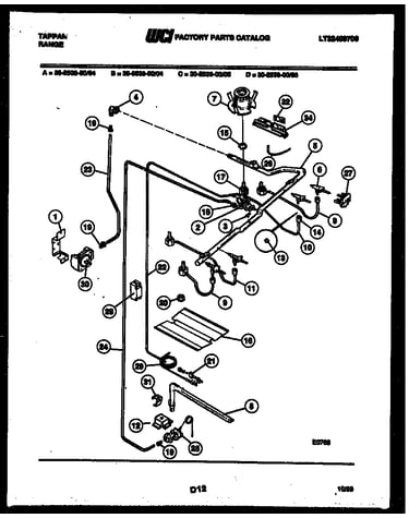 Burner, manifold and gas control
