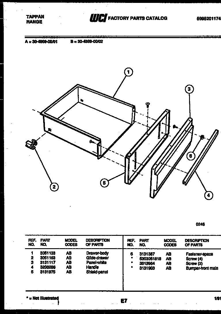 DRAWER PARTS