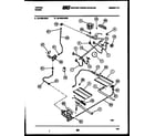 Tappan 30-4989-00-01 burner, manifold and gas control diagram