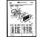 Tappan 30-3988-00-04 door parts diagram