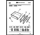 Tappan 30-7988-23-04 drawer parts diagram