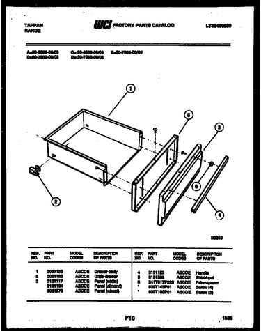 Drawer parts