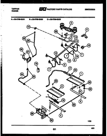 Burner, manifold and gas control