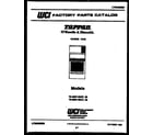 Tappan 76-4967-00-08 cover page diagram
