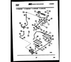 Tappan 76-8967-00-08 burner, manifold and gas control diagram