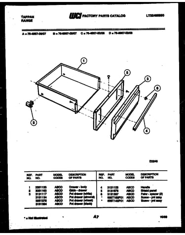 Drawer parts