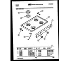 Tappan 30-3647-66-03 cooktop parts diagram
