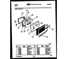 Tappan 30-3647-66-03 door parts diagram