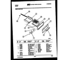 Tappan 30-3647-00-03 broiler drawer parts diagram