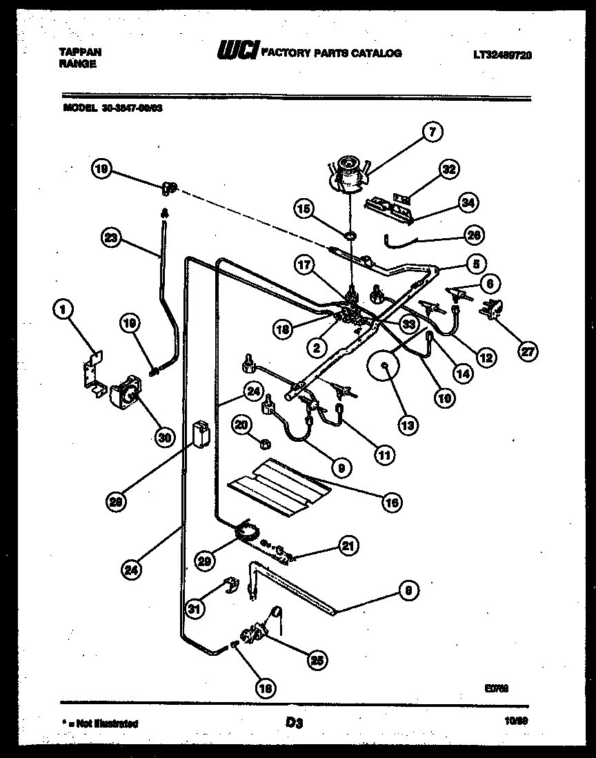 BURNER, MANIFOLD AND GAS CONTROL