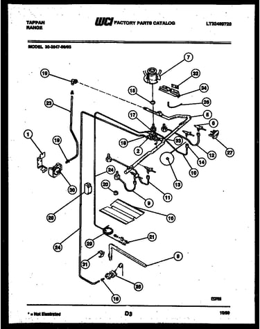 Burner, manifold and gas control
