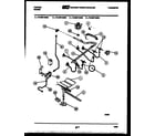 Tappan 76-4667-00-03 burner, manifold and gas control diagram