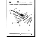 Tappan 76-4667-00-03 broiler drawer parts diagram