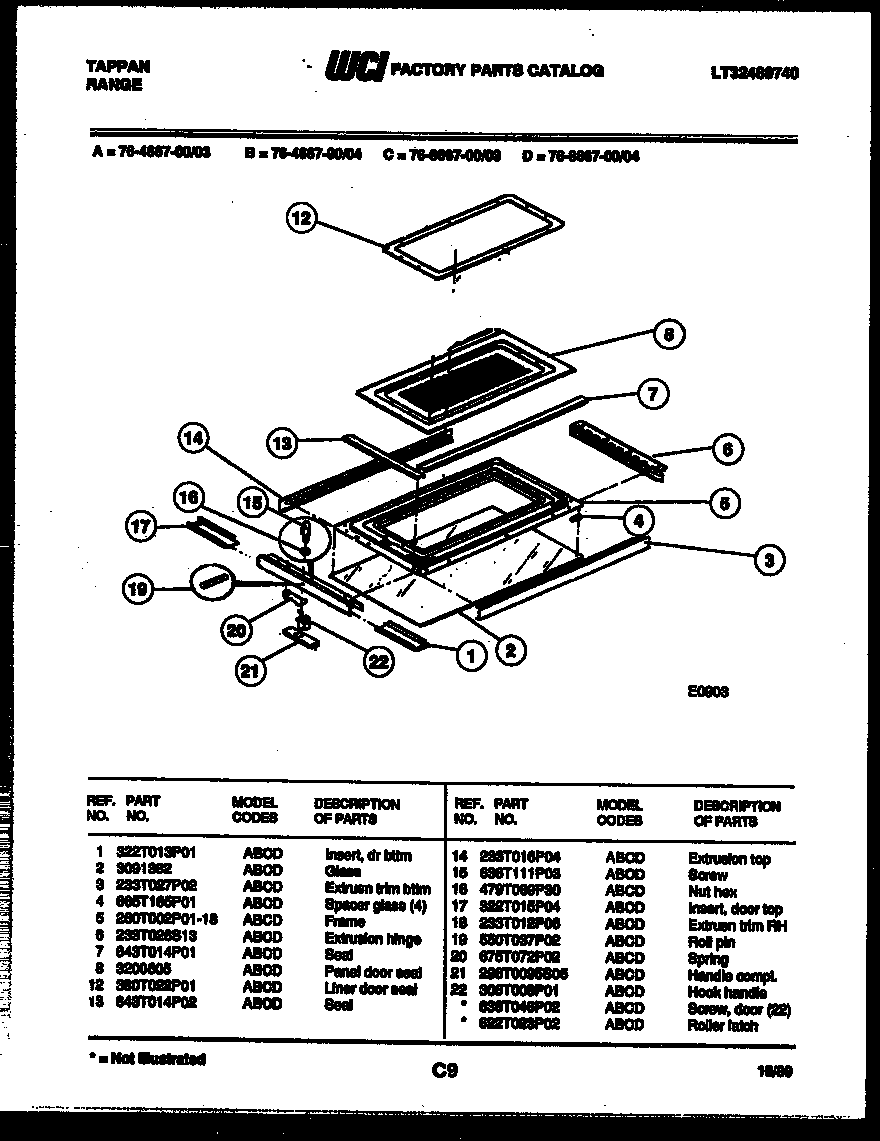 TOP DOOR PARTS