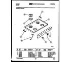 Tappan 30-7647-00-03 cooktop parts diagram