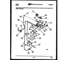 Tappan 30-7647-00-03 burner, manifold and gas control diagram