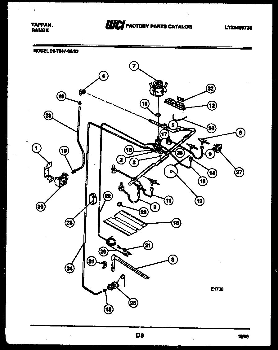 Burner, manifold and gas control