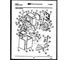 Tappan 44-2409-23-01 cabinet parts and heater diagram