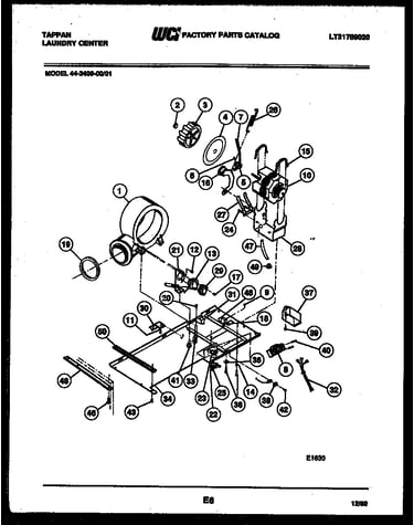 Motor, blower and idler arm assembly