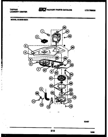 Washer drive system and pump