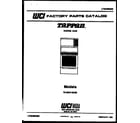 Tappan 72-2547-00-08 cover page diagram