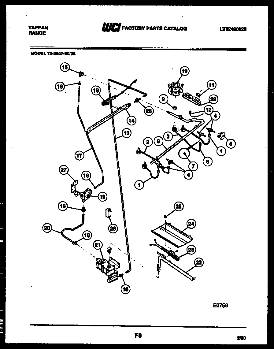 Burner, manifold and gas control