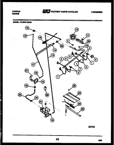 Burner, manifold and gas control