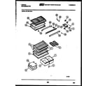 Tappan 95-1987-00-06 shelves and supports diagram