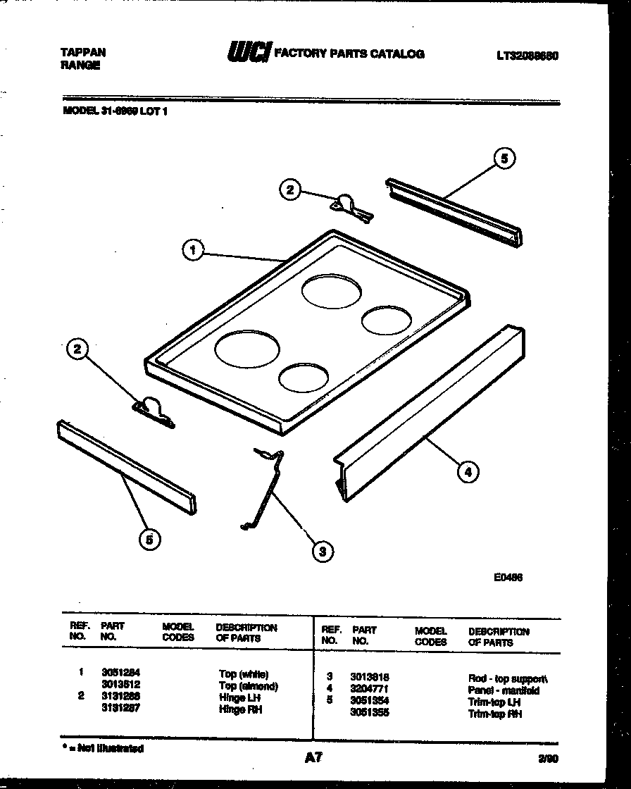 Cooktop parts