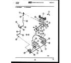 Tappan 30-2769-00-02 burner, manifold and gas control diagram