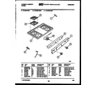 Tappan 30-6239-00-01 cooktop parts diagram