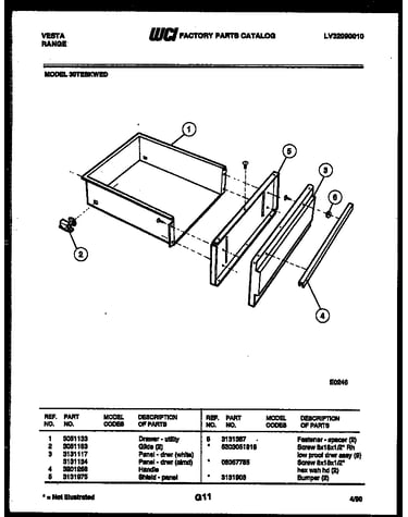 Drawer parts