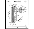 Tappan 95-2497-00-02 freezer door parts diagram