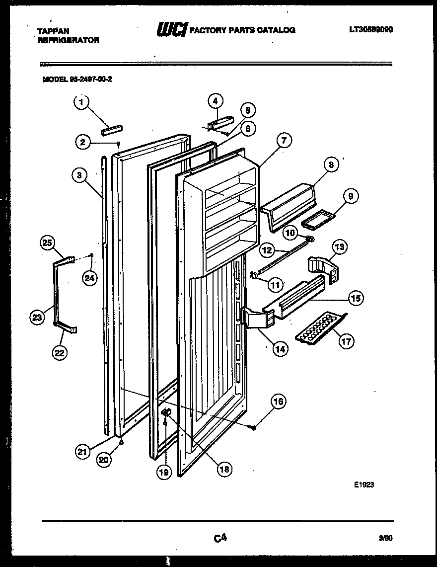 REFRIGERATOR DOOR PARTS