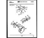 Tappan 95-2497-00-02 refrigerator control assembly, damper control assembly and f diagram