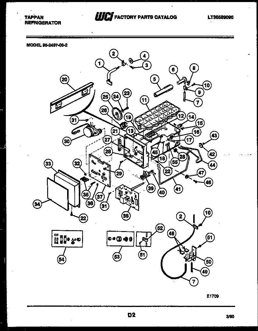 ICE MAKER AND INSTALLATION PARTS