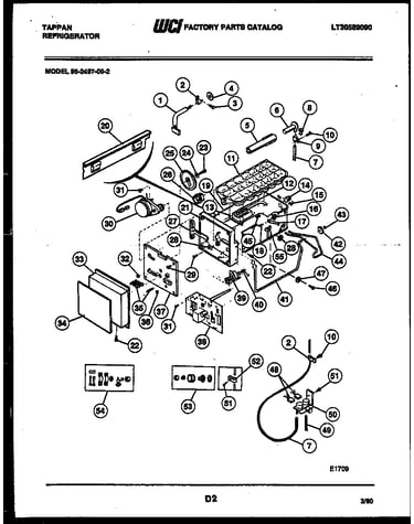 Ice maker and installation parts