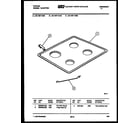 Tappan 33-1467-00-03 cooktop parts diagram