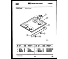 Tappan 32-0117-00-02 cooktop parts diagram