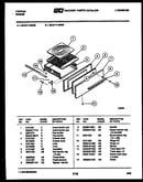 Broiler drawer parts
