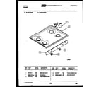 Tappan 32-0007-00-02 cooktop parts diagram